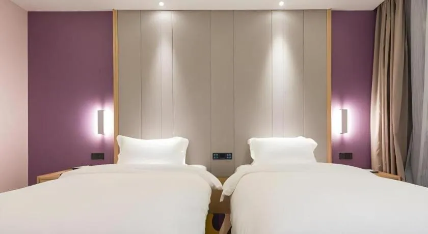 Bed in Lavande Hotels·Anyang Wojin Wanda Plaza