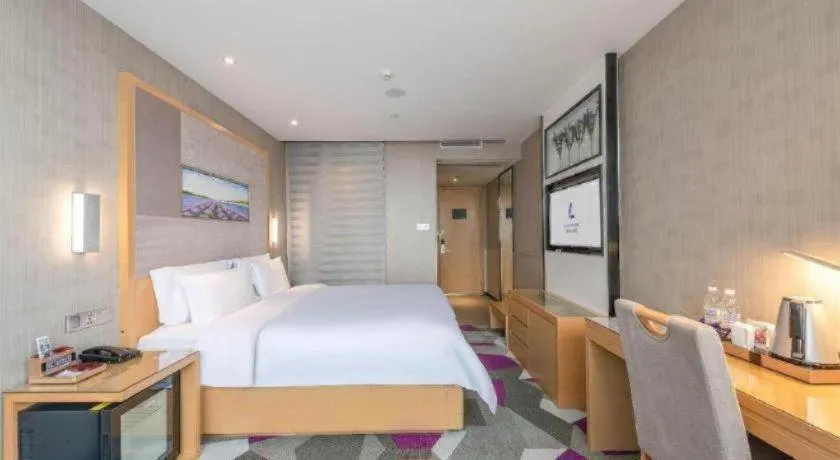 Bed in Lavande Hotel Foshan Nanhai Xinduhui Dali Commercial Pedestrian Street