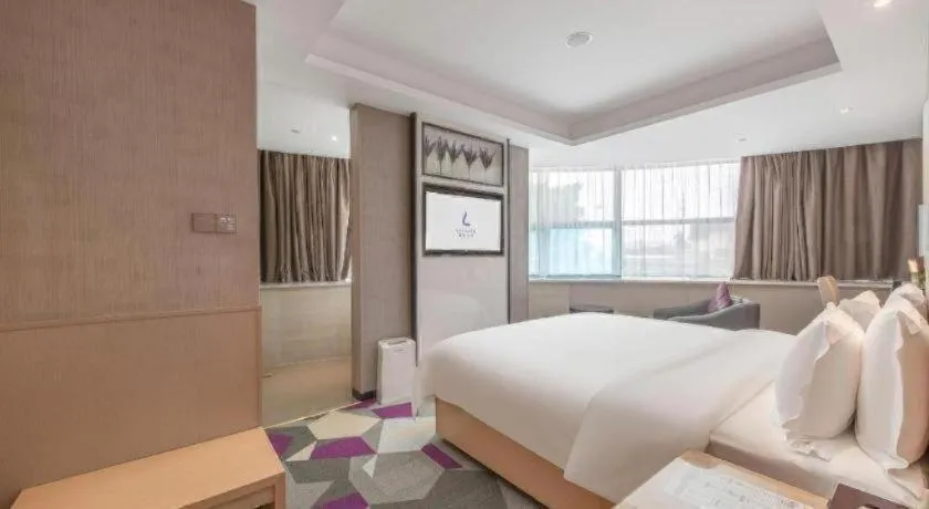 Bed in Lavande Hotel Foshan Nanhai Xinduhui Dali Commercial Pedestrian Street