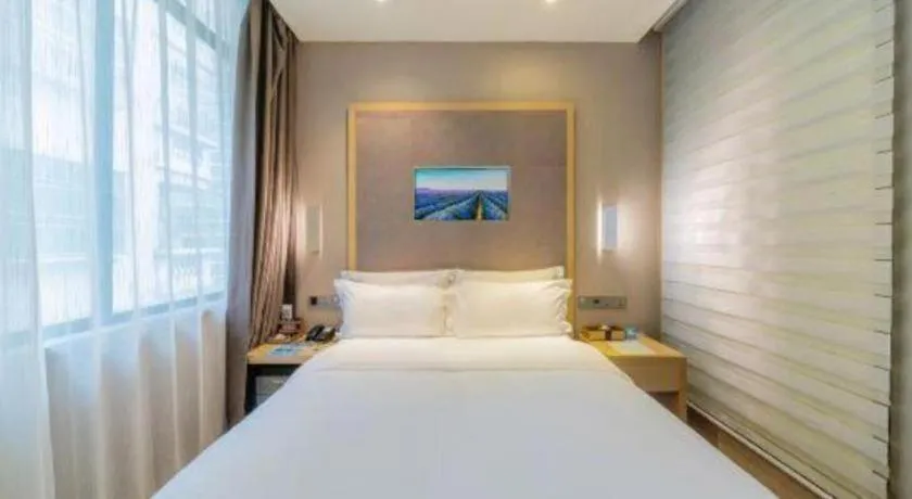 Bed in Lavande Hotel Foshan Nanhai Xinduhui Dali Commercial Pedestrian Street