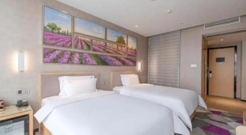 Bed in Lavande Hotel Foshan Nanhai Xinduhui Dali Commercial Pedestrian Street