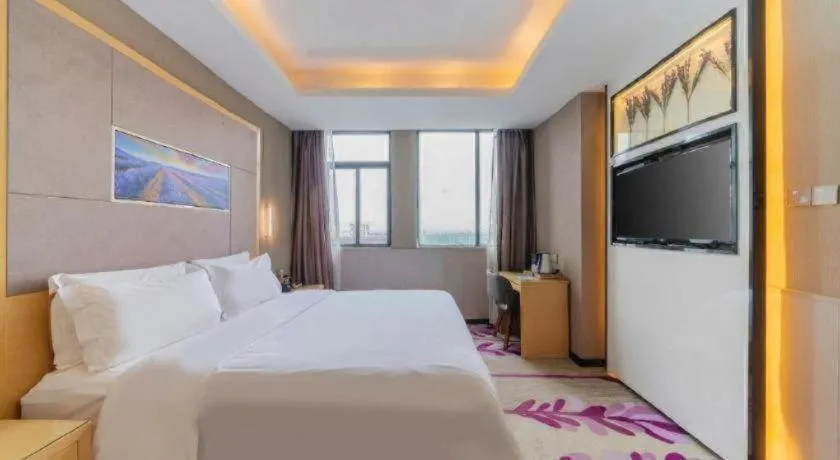 Bed in Lavande Hotel Foshan Nanhai Xinduhui Dali Commercial Pedestrian Street