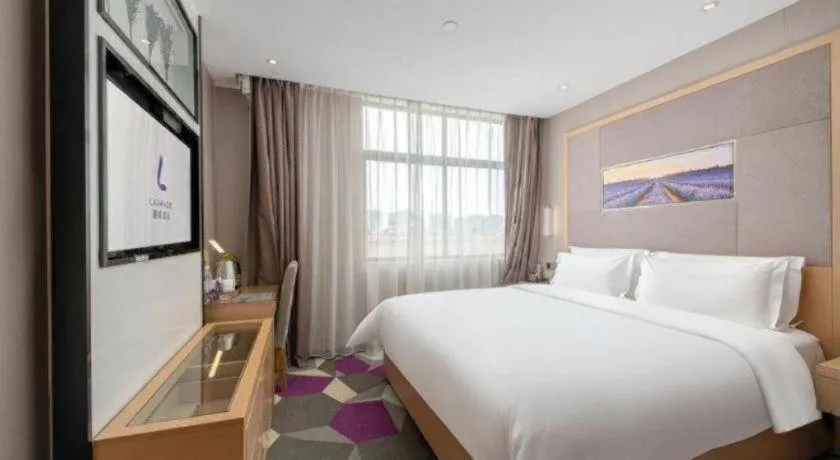 Bed in Lavande Hotel Foshan Nanhai Xinduhui Dali Commercial Pedestrian Street