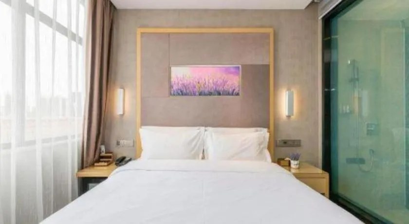 Bed in Lavande Hotel Foshan Nanhai Xinduhui Dali Commercial Pedestrian Street