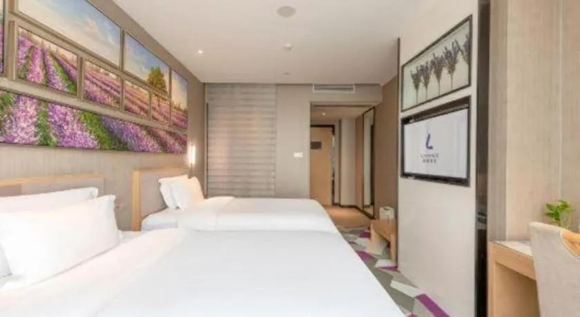 Bed in Lavande Hotel Foshan Nanhai Xinduhui Dali Commercial Pedestrian Street
