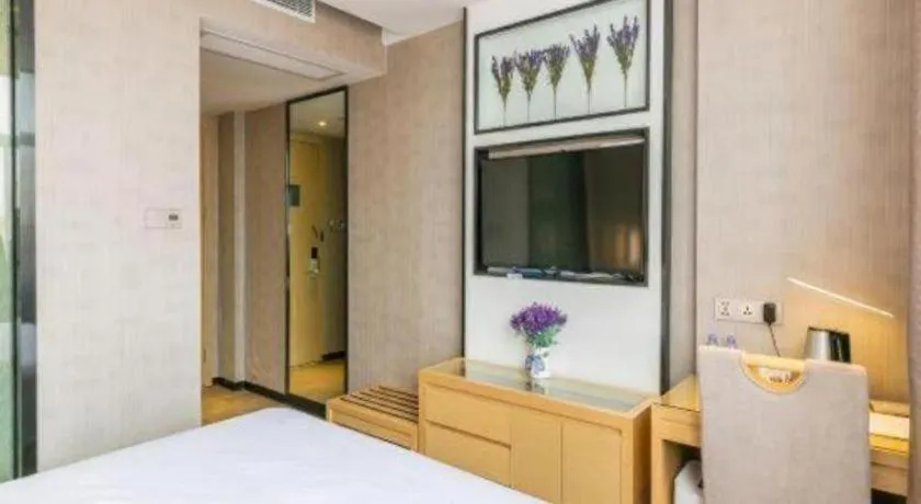 Bed in Lavande Hotel Foshan Nanhai Xinduhui Dali Commercial Pedestrian Street