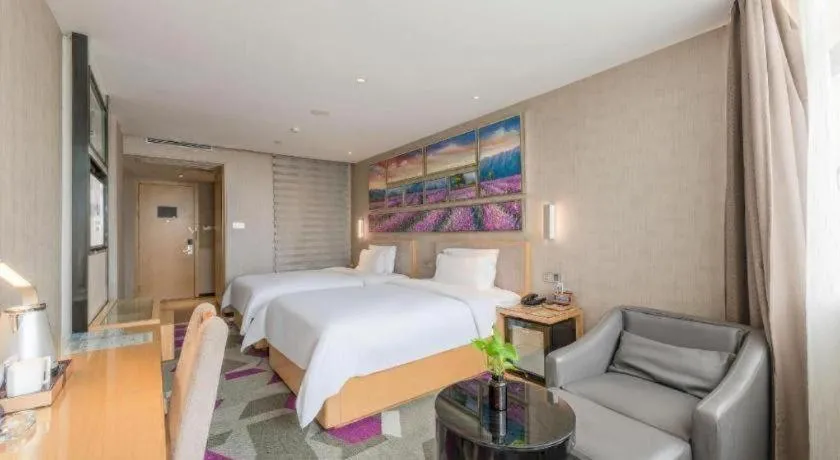 Bed in Lavande Hotel Foshan Nanhai Xinduhui Dali Commercial Pedestrian Street
