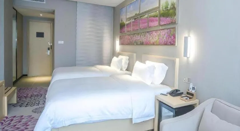 Bed in Lavande Hotel Foshan Nanhai Xinduhui Dali Commercial Pedestrian Street