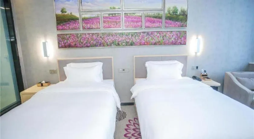 Bed in Lavande Hotel Foshan Nanhai Xinduhui Dali Commercial Pedestrian Street