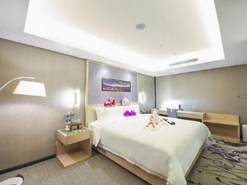 Bed in Lavande Hotel Beijing Guanganmen Lize Commercial Zone