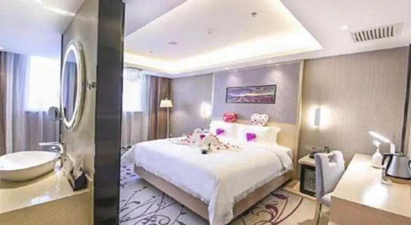 Bed in Lavande Hotel Beijing Guanganmen Lize Commercial Zone