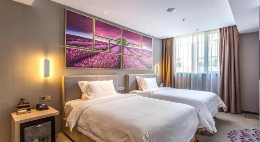 Bed in Lavande Hotel Beijing Guanganmen Lize Commercial Zone