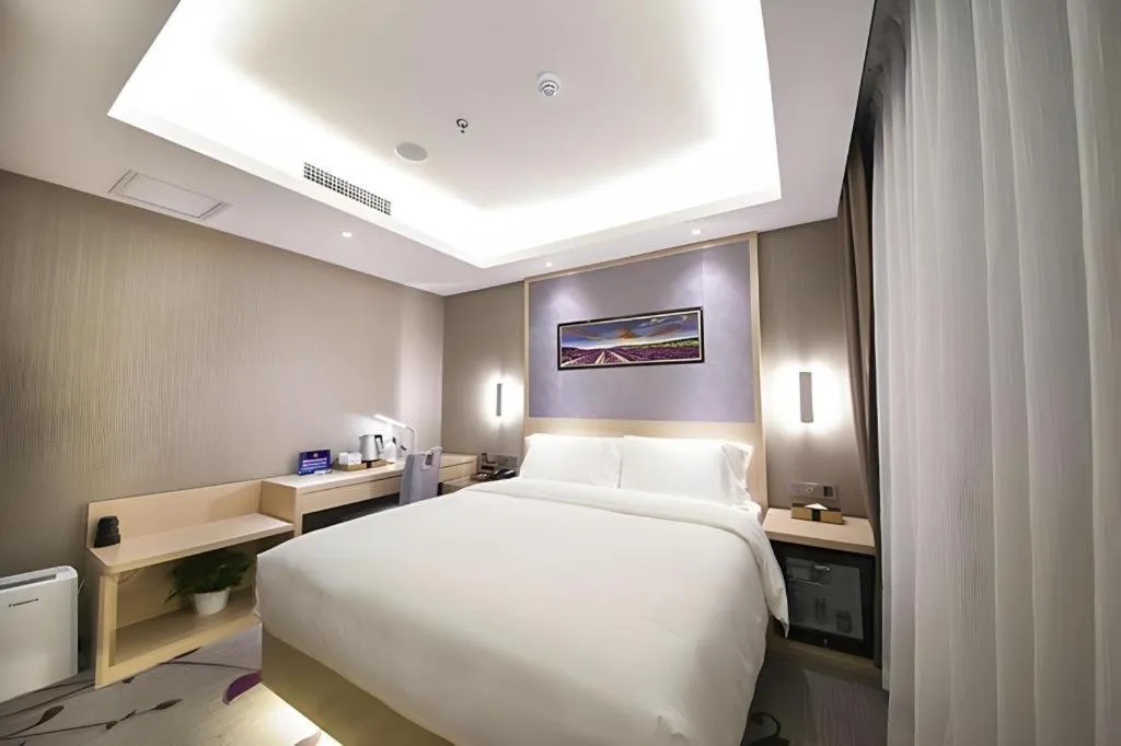 Bed in Lavande Hotel Beijing Guanganmen Lize Commercial Zone