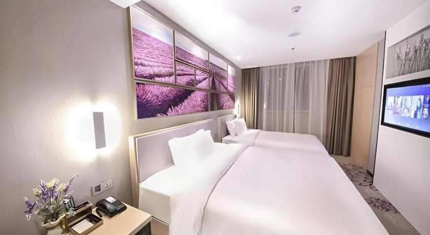 Bed in Lavande Hotel Beijing Guanganmen Lize Commercial Zone