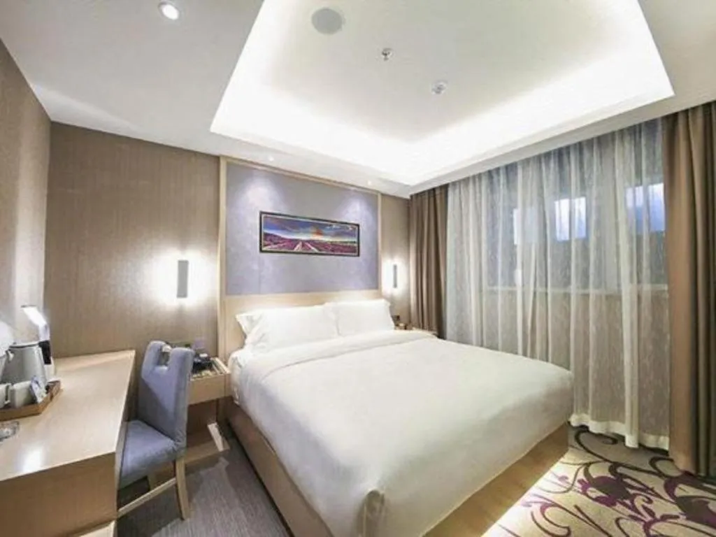 Bed in Lavande Hotel Beijing Guanganmen Lize Commercial Zone