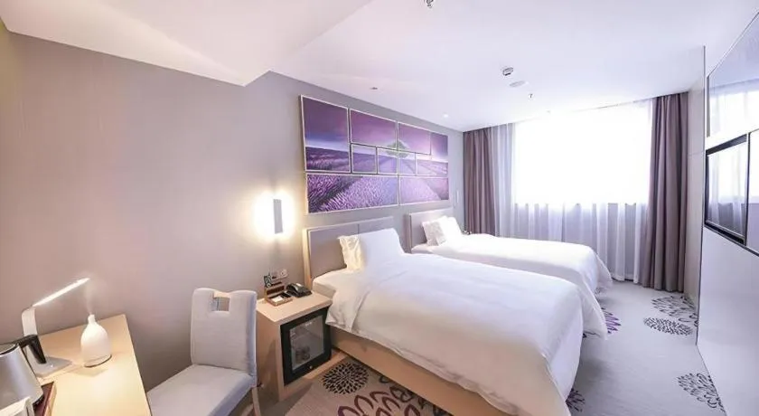 Bed in Lavande Hotel Beijing Guanganmen Lize Commercial Zone