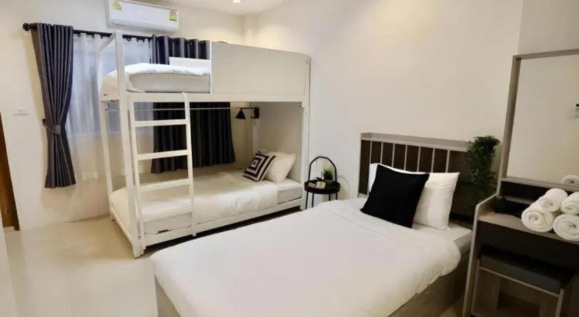 Bed in 20 North Hotel Mae Sai