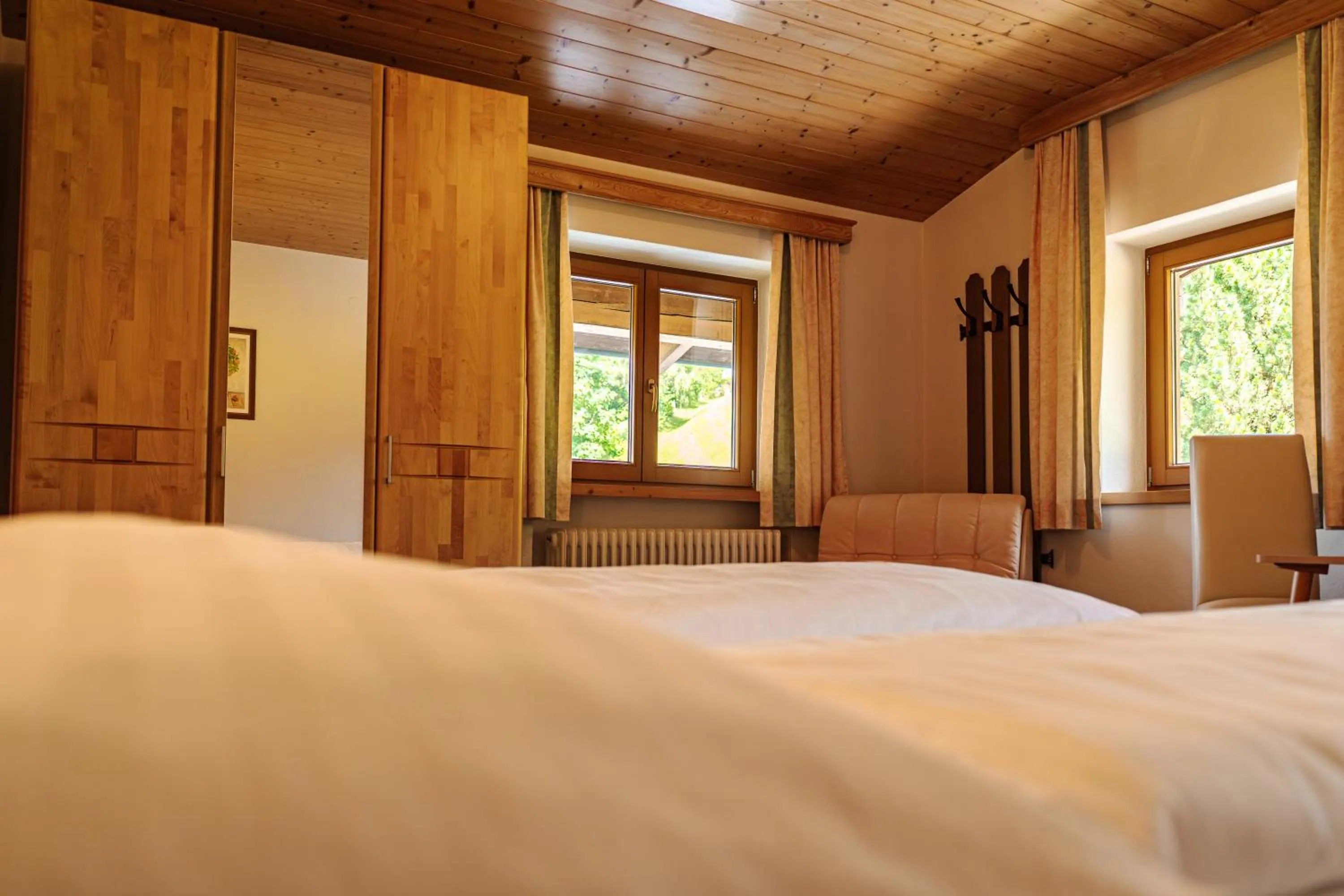 Bed in Pension Schlossberg