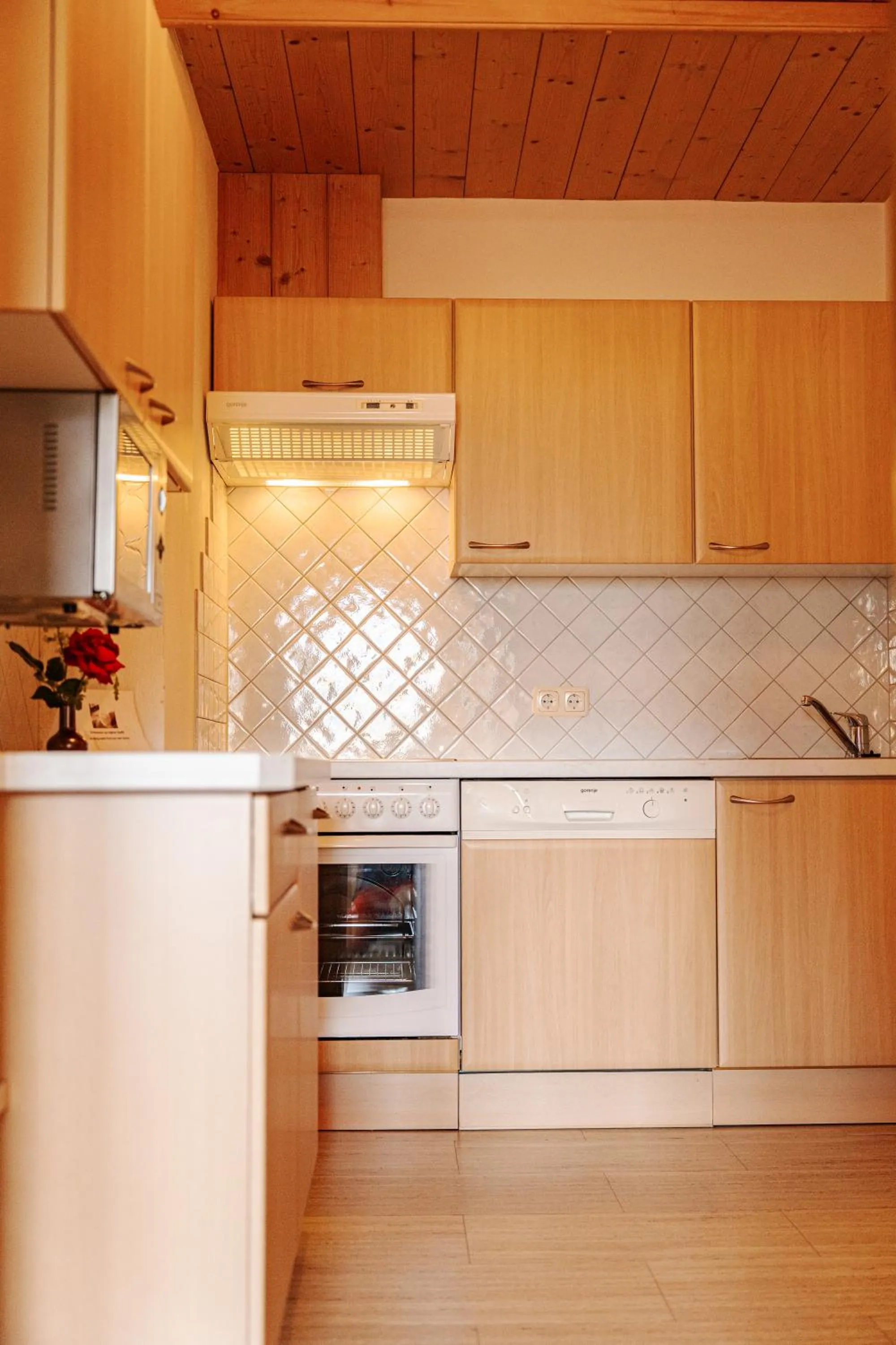 kitchen in Pension Schlossberg