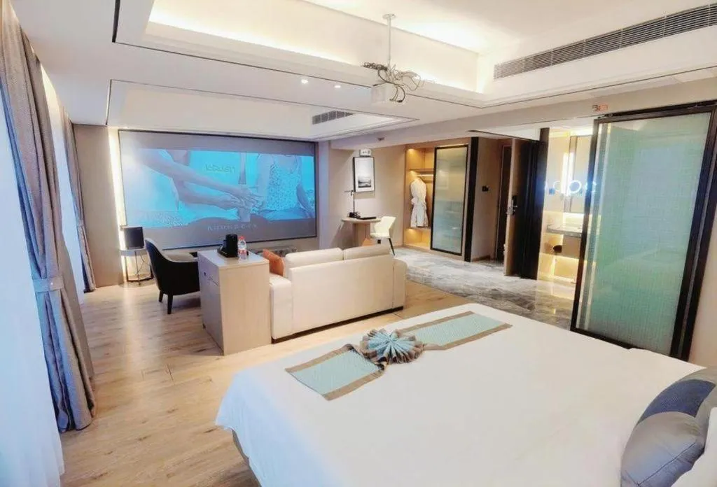 Bed in GreenTree Eastern Dali Railway Station Hotel