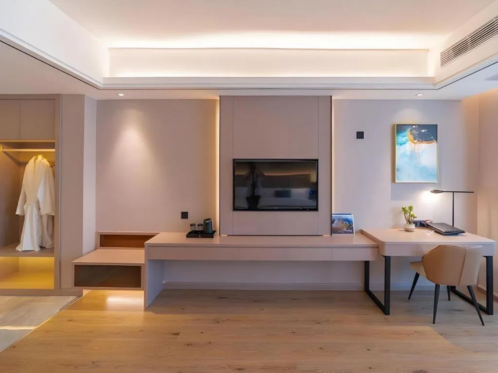 Bed in GreenTree Eastern Dali Railway Station Hotel