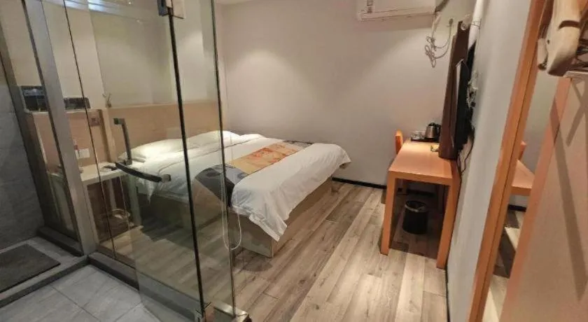 Bed in Shell Nanjing Jiangning District University City Hotel