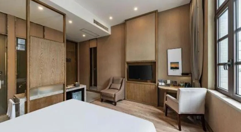 Bed in Atour Hotel Nantong Langshan Scenic Area