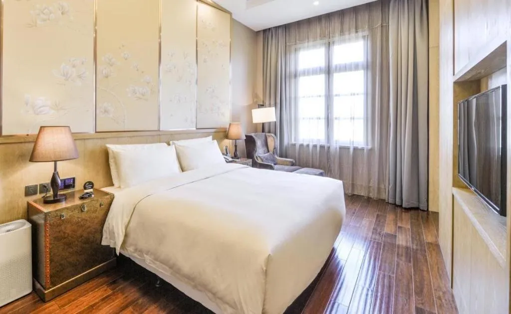 Bed in Atour Hotel Nantong Langshan Scenic Area