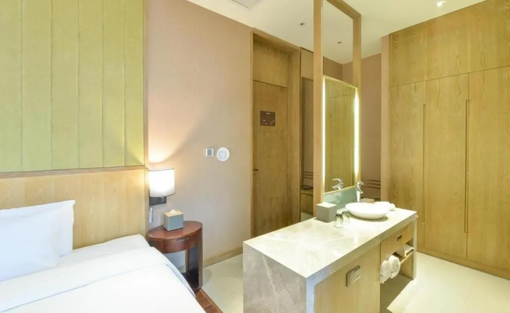 Bed in Atour Hotel Nantong Langshan Scenic Area