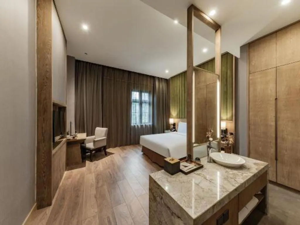 Bed in Atour Hotel Nantong Langshan Scenic Area