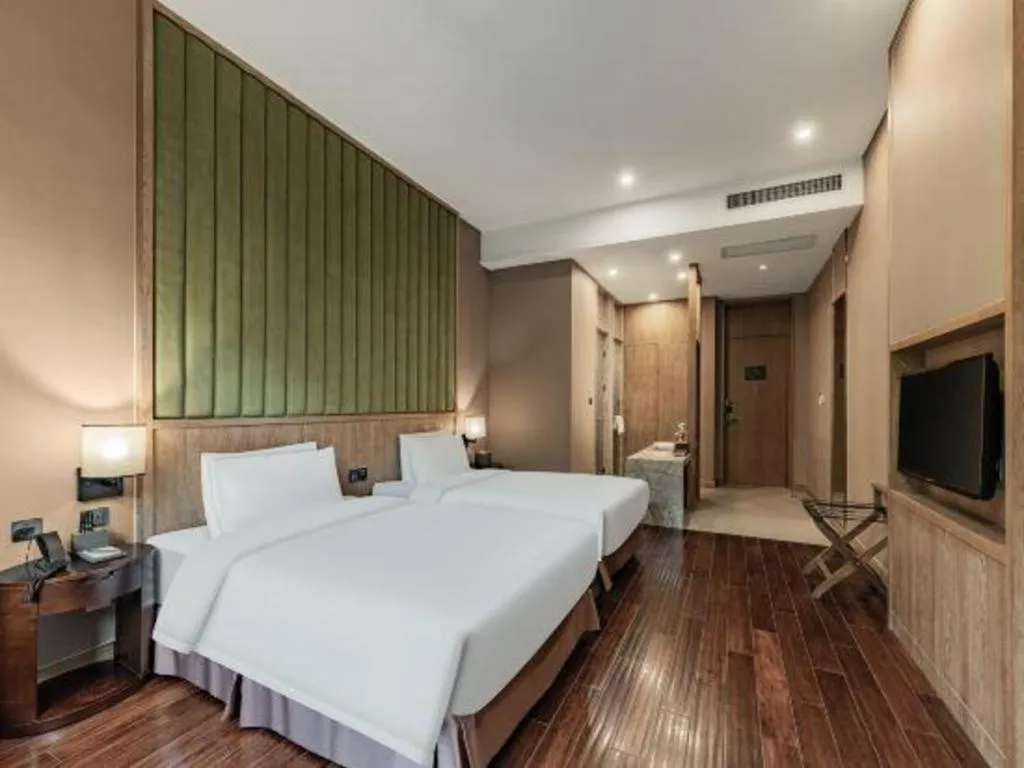 Bed in Atour Hotel Nantong Langshan Scenic Area