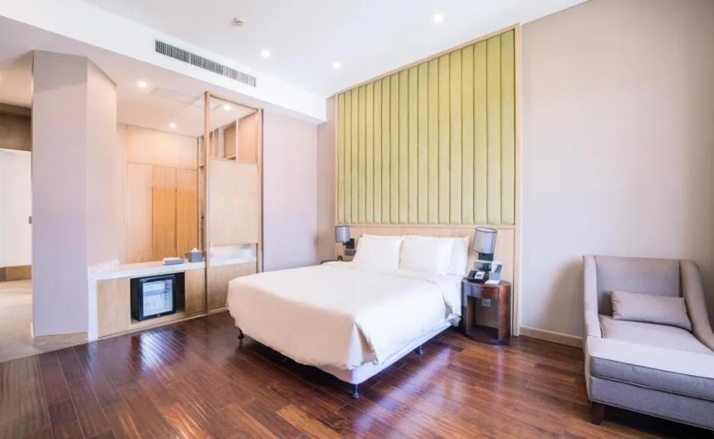 Bed in Atour Hotel Nantong Langshan Scenic Area