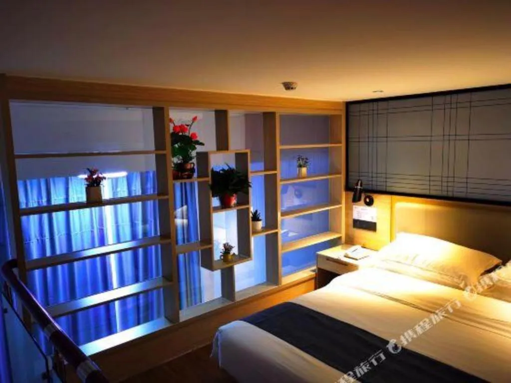 Bed in GreenTree Eastern Hotel Hunan Changsha Xinsha Luositang Metro Station