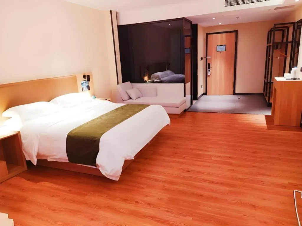 Bed in GreenTree Inn Lu'an Jin'an District Yuanda Xingfuli