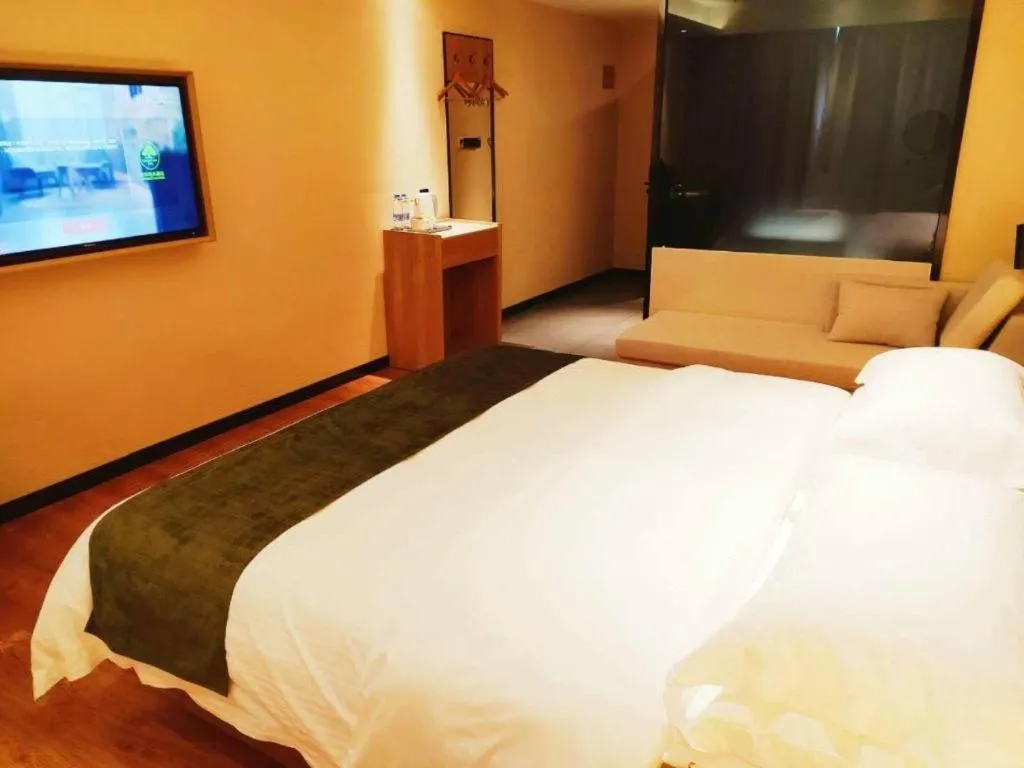 Bed in GreenTree Inn Lu'an Jin'an District Yuanda Xingfuli