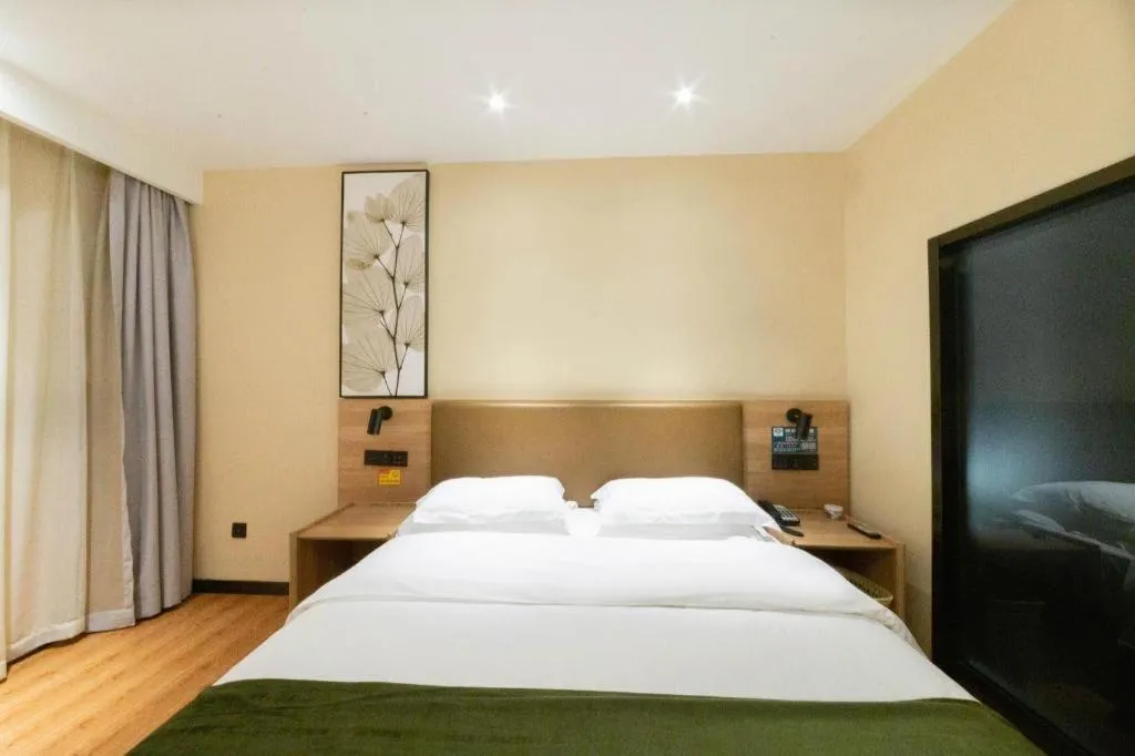 Bed in GreenTree Inn Lu'an Jin'an District Yuanda Xingfuli