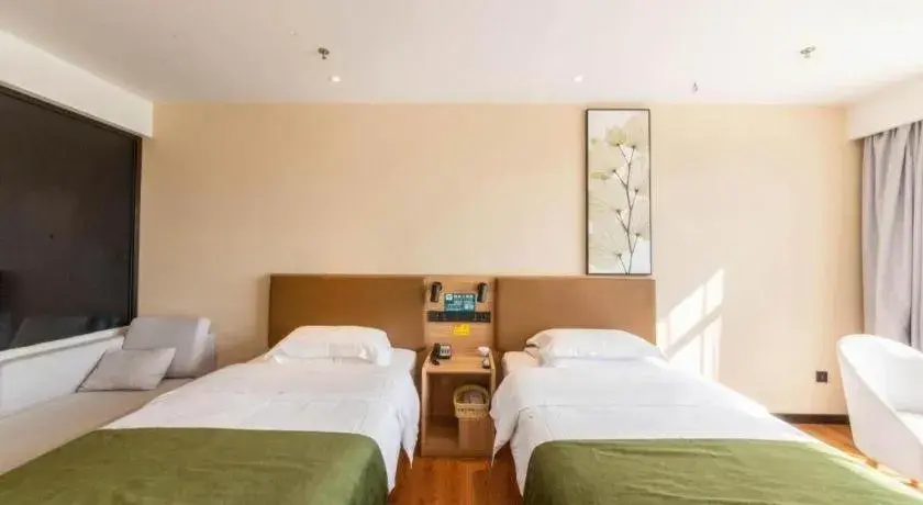 Bed in GreenTree Inn Lu'an Jin'an District Yuanda Xingfuli Bed in GreenTree Inn Lu'an Jin'an District Yuanda Xingfuli