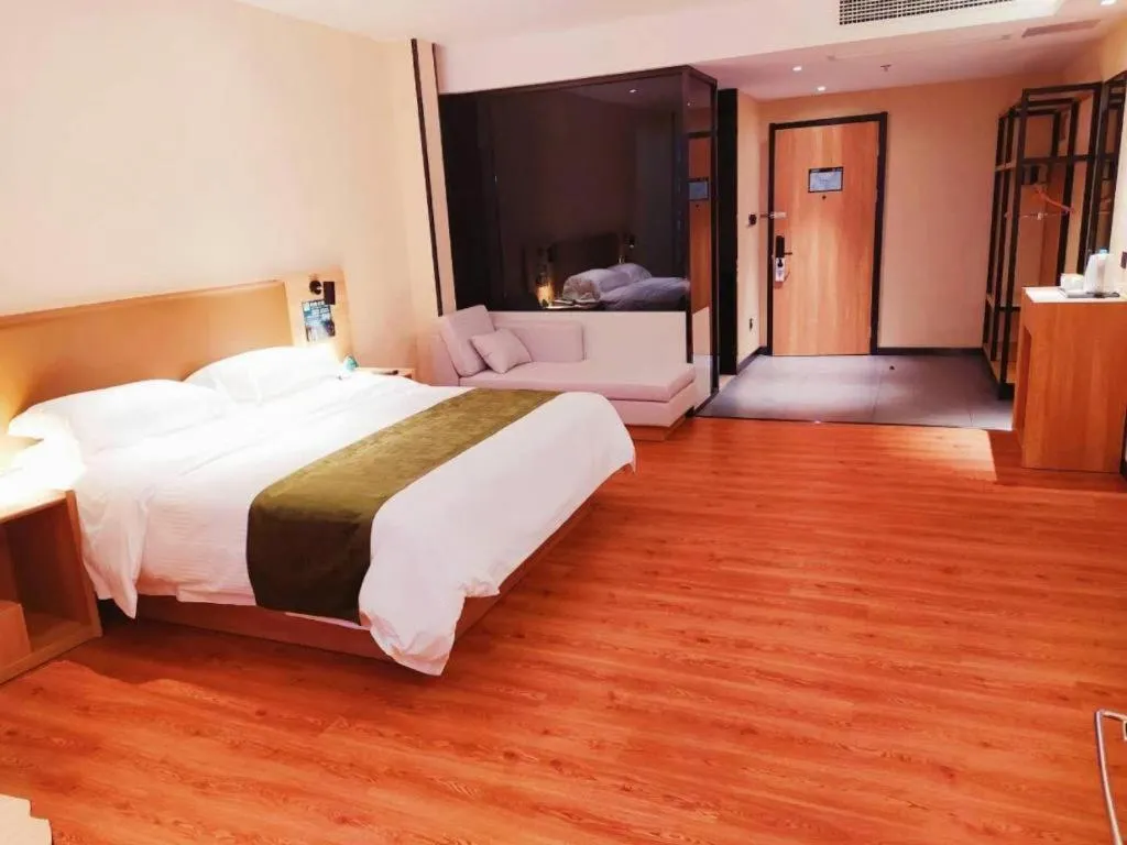 Bed in GreenTree Inn Lu'an Jin'an District Yuanda Xingfuli