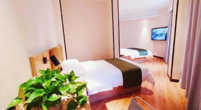 Bed in GreenTree Inn Lu'an Jin'an District Yuanda Xingfuli