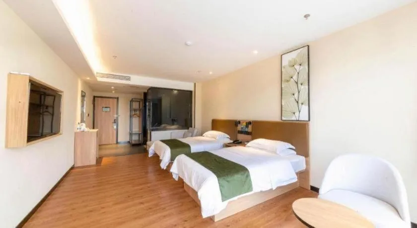 Bed in GreenTree Inn Lu'an Jin'an District Yuanda Xingfuli