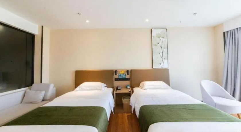 Bed in GreenTree Inn Lu'an Jin'an District Yuanda Xingfuli