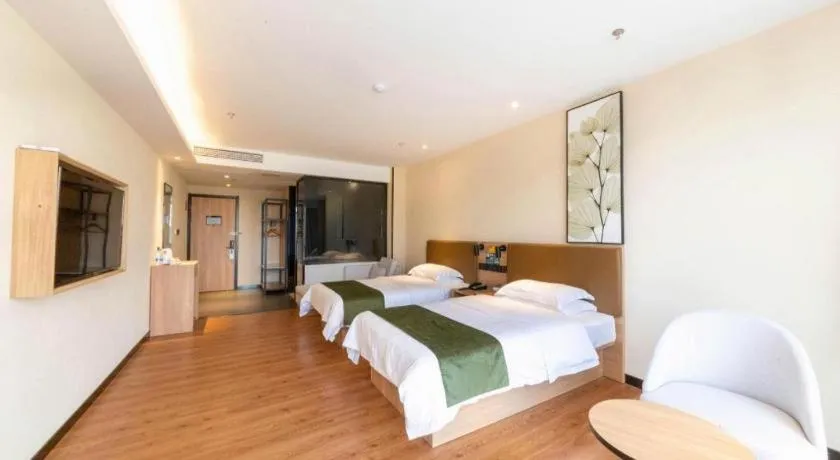 Bed in GreenTree Inn Lu'an Jin'an District Yuanda Xingfuli