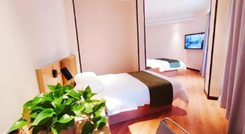 Bed in GreenTree Inn Lu'an Jin'an District Yuanda Xingfuli