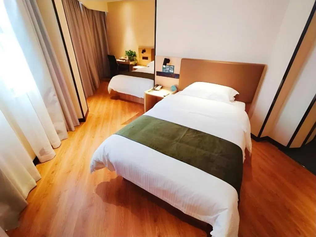 Bed in GreenTree Inn Lu'an Jin'an District Yuanda Xingfuli