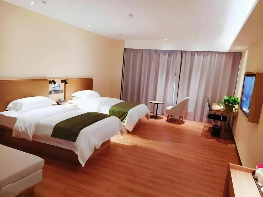 Bed in GreenTree Inn Lu'an Jin'an District Yuanda Xingfuli