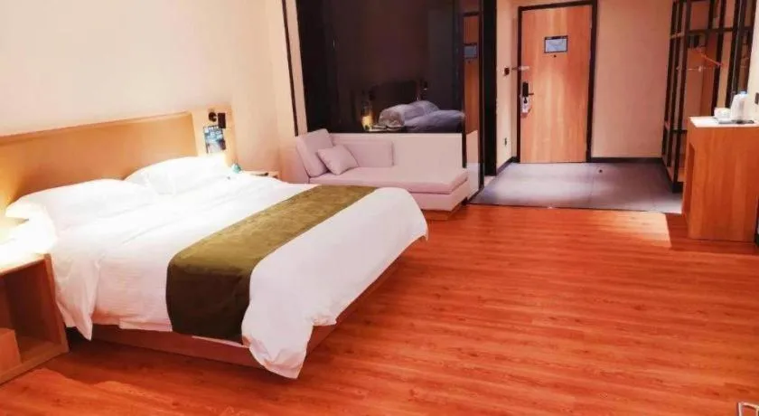 Bed in GreenTree Inn Lu'an Jin'an District Yuanda Xingfuli