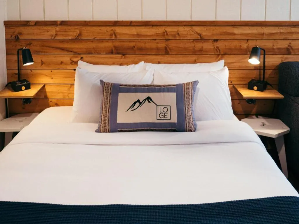 Bed in LOGE Breckenridge