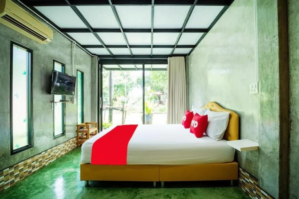 Bed in OYO 1036 Ban Bum Resort