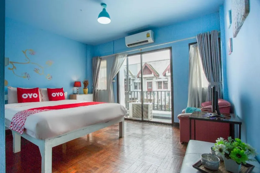 Bed in OYO 75303 V Home Guesthouse Sunday Night Market