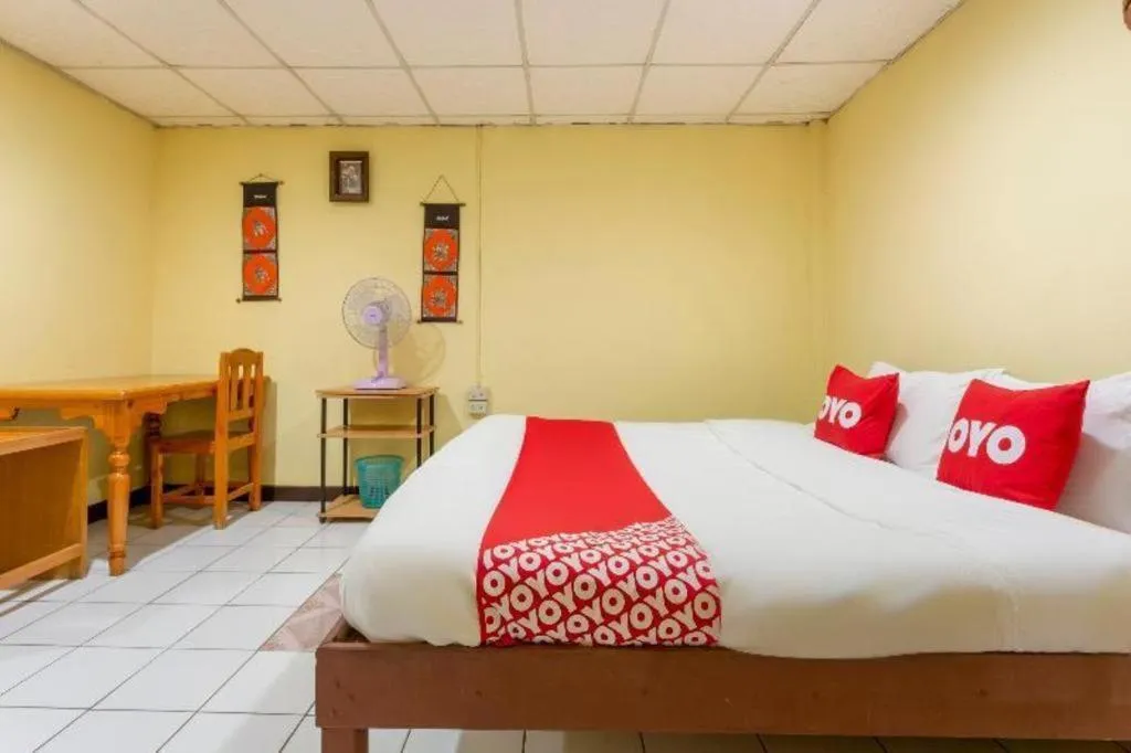 Bed in OYO 1000 Maetang Hotel